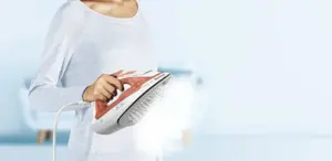 Tefal Virtuo 30 FV2C40E0 iron Dry & Steam iron Ceramic soleplate 2000 W Peach, White