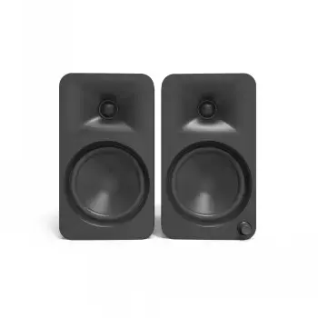 KANTO AUDIO 140W POWERED REFERENCE DESKTOP SPEAKERS WITH BLUETOOTH - BLACK, PAIR (INCLUDES TYPE C POWER CORD)