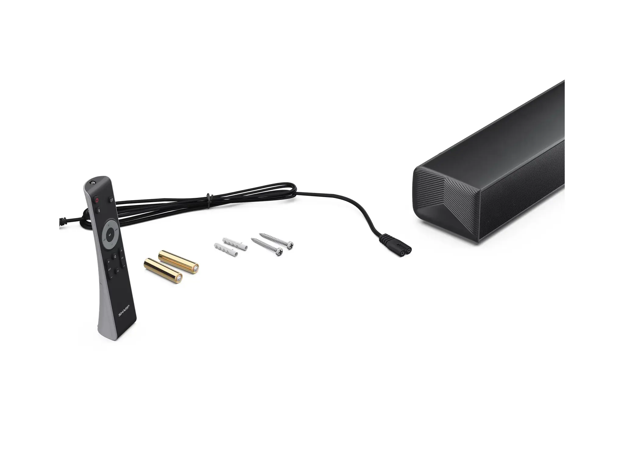 Sharp Compact 2.0 Soundbar | HT-SB121 | 120 W | Bluetooth | Black | Wireless connection