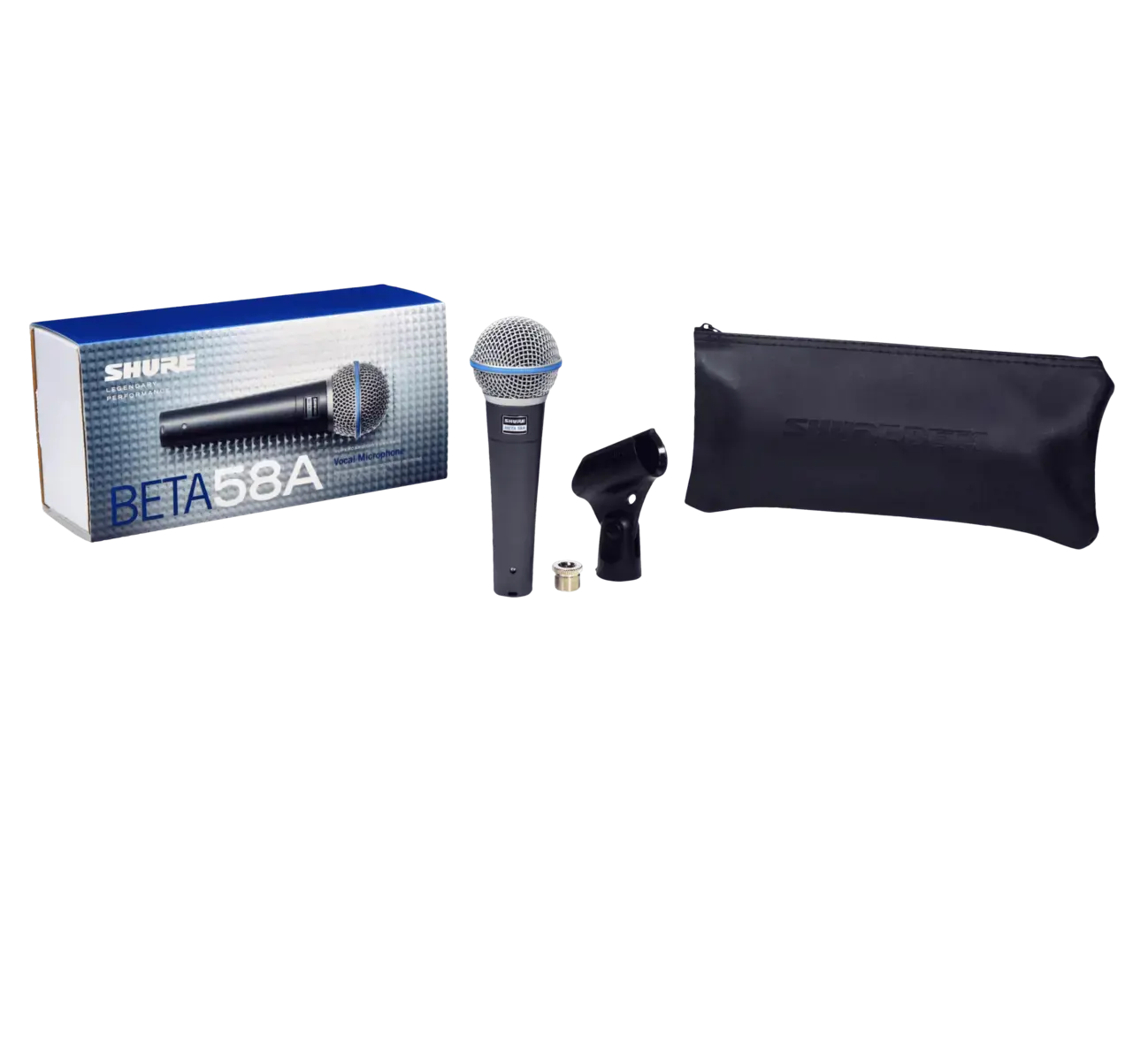 "Shure Beta 58A" - dinaminis, superkardioidinis, vokalinis mikrofonas