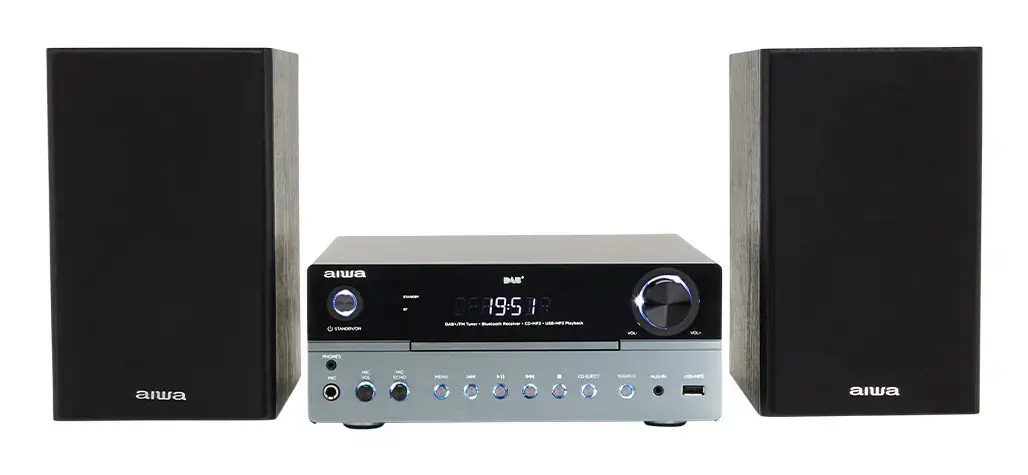 Aiwa MSBTU-700DAB home audio system Home audio micro system 25 W Arctic blue, Black