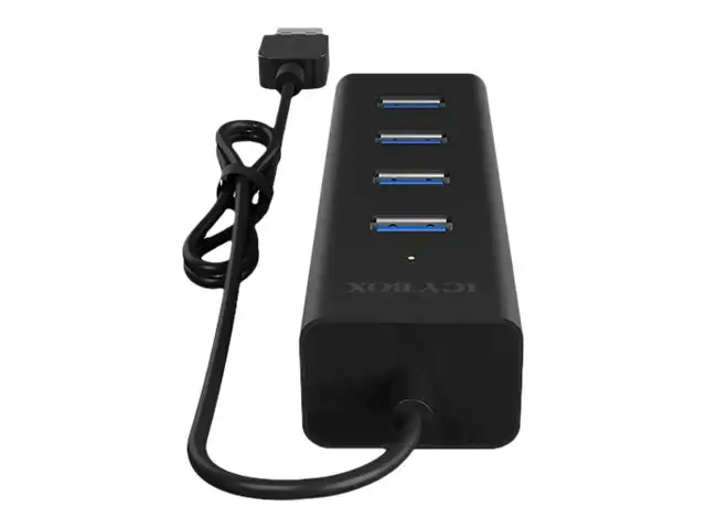 ICYBOX IB-HUB1409-U3 IcyBox 4x USB 3.0 prievadų šakotuvas, juodas