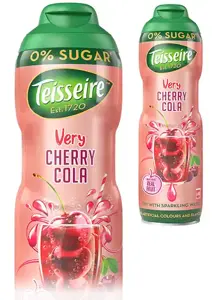 Sirupas TEISSEIRE, Cherry Cola, be cukraus, 0,6l