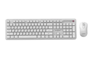 KEYBOARD +MOUSE WRL CYRILLIC/WH KBS-WPS-01-W-CYRL GEMBIRD