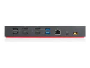 LENOVO ThinkPad Hybrid USB A/C dokas 2xDisplayPort 2xHDMI 2x3840x2160-60Hz 1Gbit LAN 1xUSB-C priekyje 5xUSB-A 2xUSB2.0 3xUSB3.0 (ES)