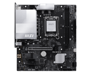 MSI PRO H810M-B | Processor family Intel H810 | Processor socket LGA1851 | DDR5 | Supported hard di…