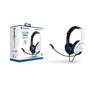 PDP LVL40, Laidinės, Žaidimų, Ausinės, Baltos
