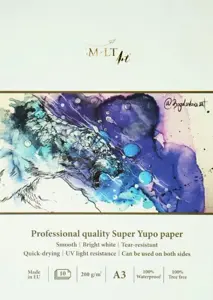 Piešimo sąsiuvinis Yupo PRO A3 10l 200gsm*