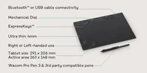 Wacom graphics tablet Intuos Pro M (2025)