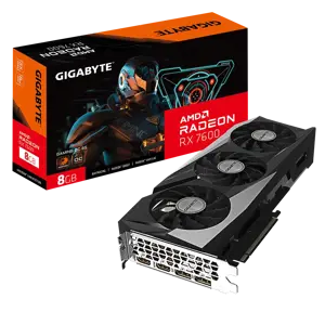 Vaizdo plokštė GIGABYTE Radeon RX 7600 8 GB, GDDR6, GV-R76GAMINGOC-8GD