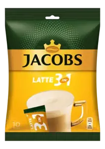 Kavos gėrimas JACOBS Latte, maišeliuose, 10 x 12,5 g