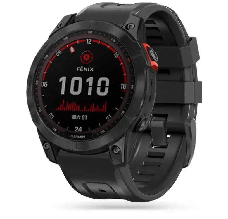 "Tech-Protect" laikrodžio dirželis IconBand Garmin fenix 3/5X/3HR/5X Plus/6X/6X Pro/7X, juodas