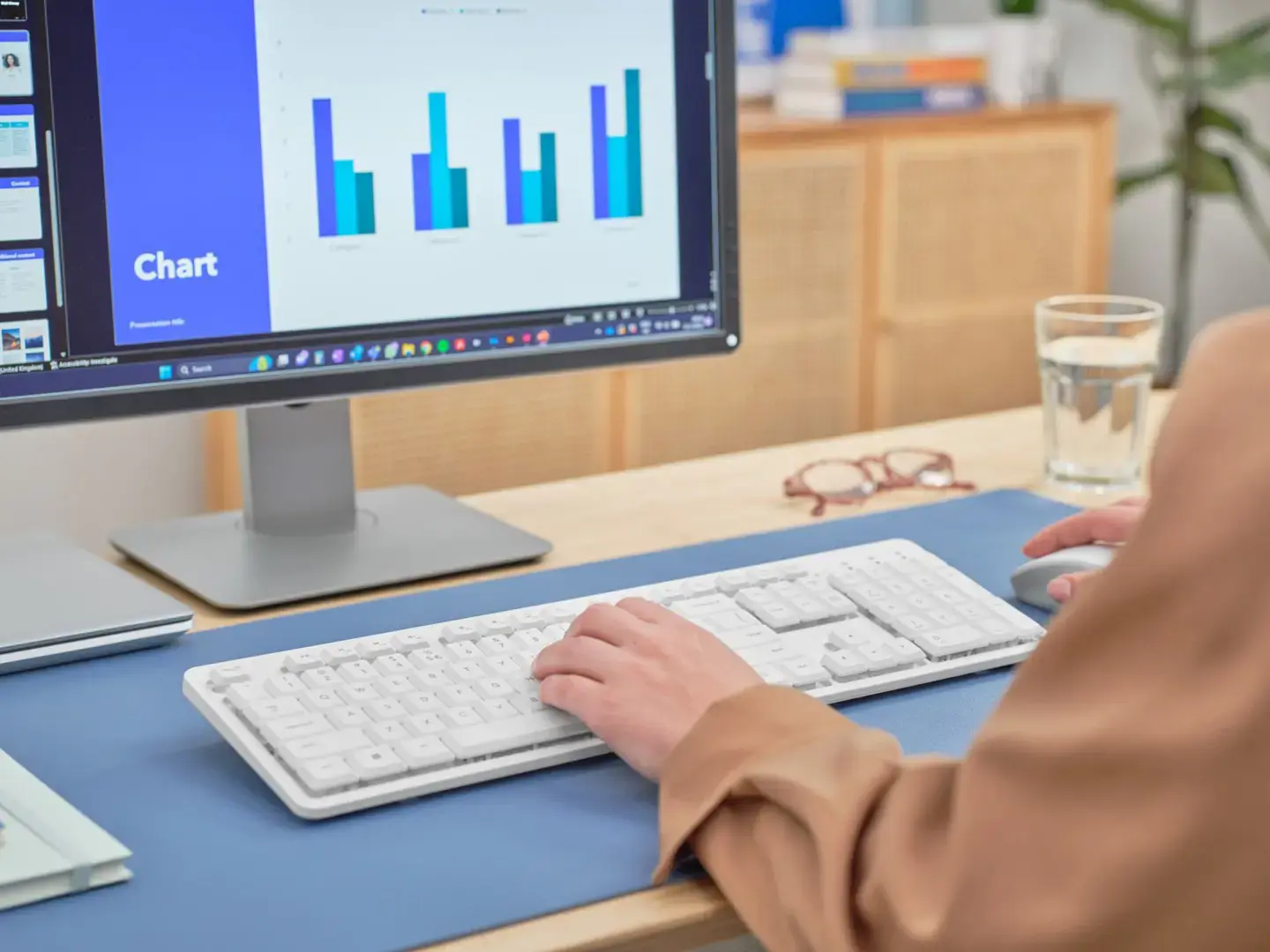 Trust Ody II Wireless US - set (keyboard + mouse), white