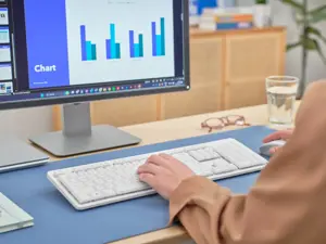 Trust Ody II Wireless US - set (keyboard + mouse), white