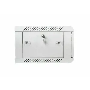 LANBERG WF01-6404-10S "Lanberg" sieninė spinta 19 išardoma plokščia pakuotė 4U/600x450 mm pilka