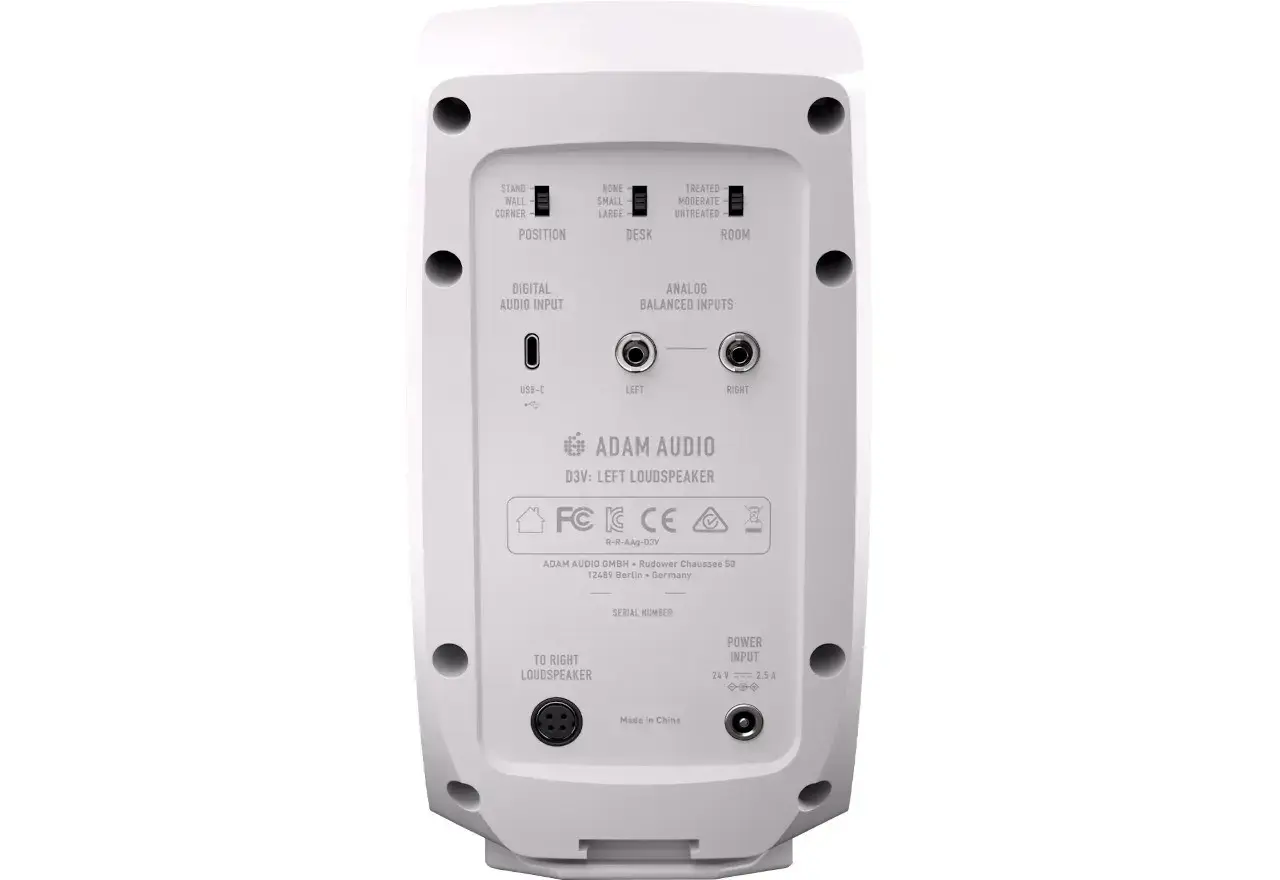 Adam Audio D3V White - a pair of studio monitors