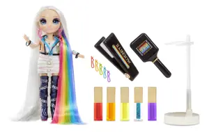 Rainbow High Hair Studio, madinga lėlė, moteriška, 5 metų, mergaitė, įvairiaspalvė