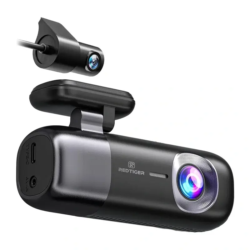 REDTIGER F9 WiFi 4K + 1080p Dash Cam