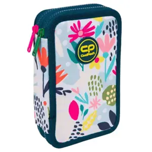 Forminis dviejų skyrių penalas su priedais CoolPack Jumper 2 Sunny Day