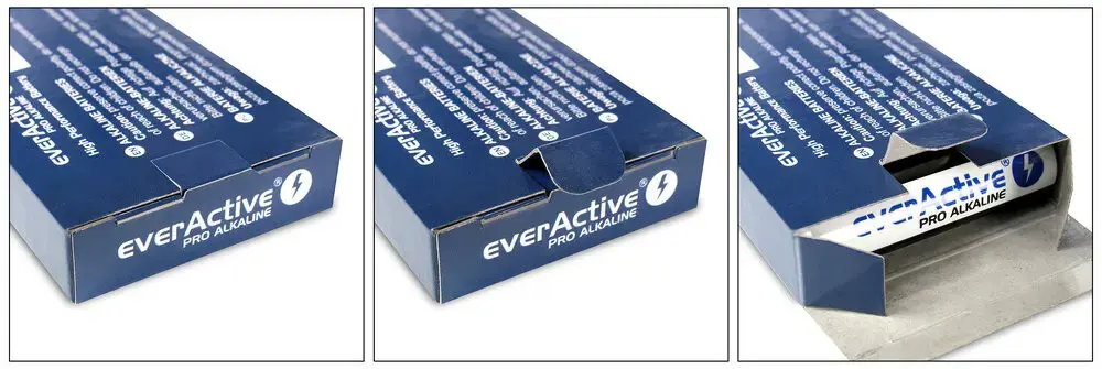 Šarminės baterijos everActive Pro Alkaline LR03 AAA - susitraukianti pakuotė - 10 vnt.