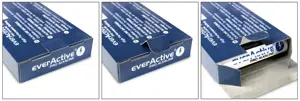 Šarminės baterijos everActive Pro Alkaline LR03 AAA - susitraukianti pakuotė - 10 vnt.