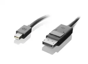 Lenovo 0B47091, 2 m, mini DisplayPort, DisplayPort, vyriškas, vyriškas, juodas