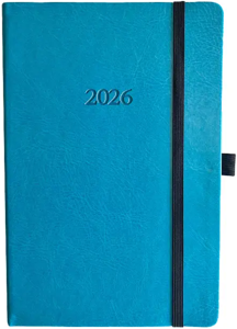 Kalendorius BALTIC WEEK, 2026, PU, A5, turkio (Baltic)