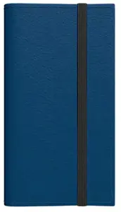 Kalendorius MIDI FLEX Spirex 2025,100 x 170 mm, PU, tamsiai mėlyna sp.