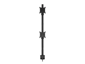 Multibrackets M VESA Deskmount Officeline Dual Vertical Black, Clamp/Bolt-through, 16 kg, 38.1 cm (15"), 76.2 cm (30"), 100 x 100 mm, Black