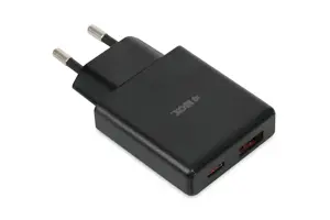 iBOX C-43 Slim GaN PD30W Wall charger, Black