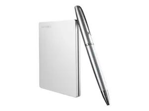 TOSHIBA "Canvio Slim" 2TB USB3.2 sidabro spalvos