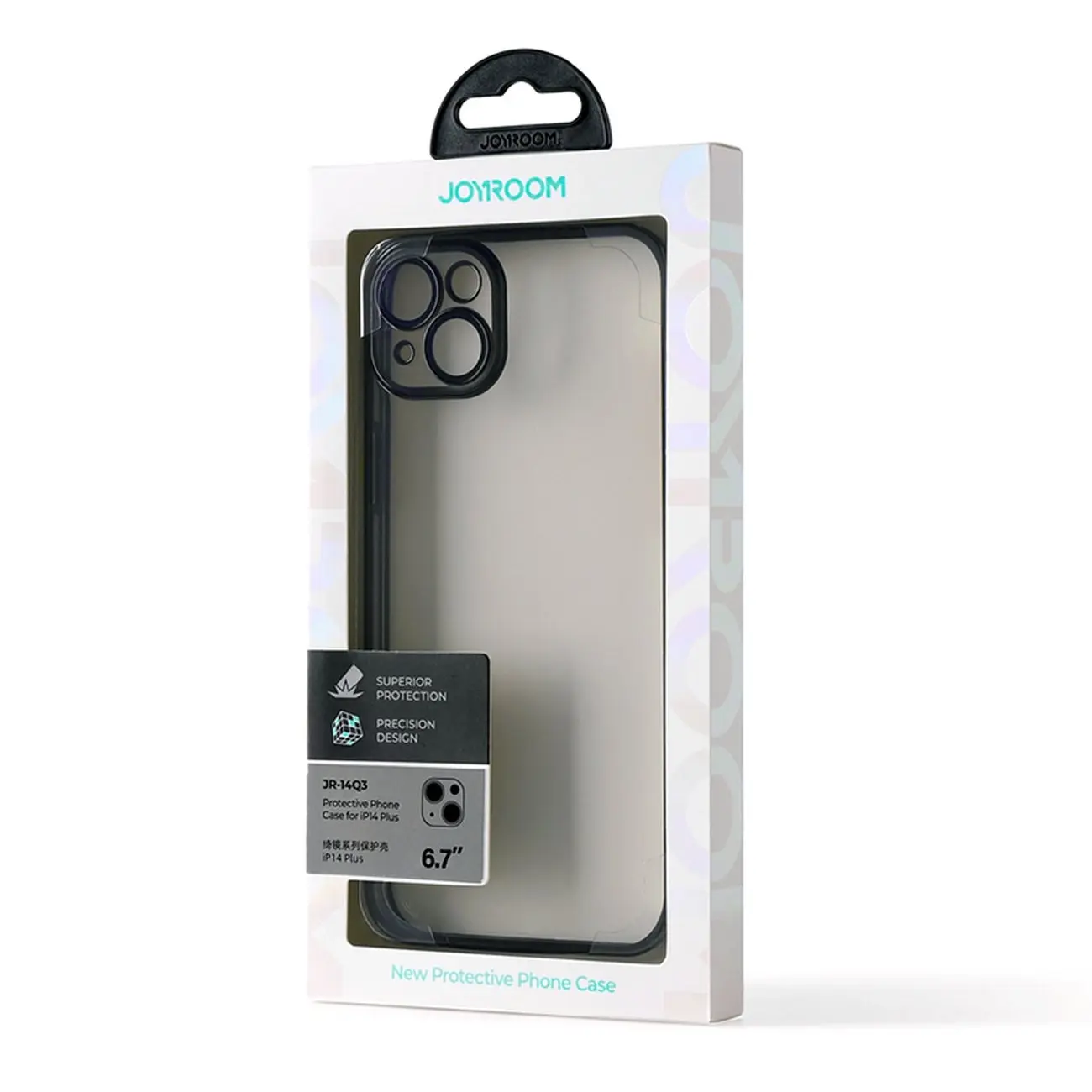 "Joyroom JR-14Q3" dėklas, skirtas "Apple iPhone 14 Plus" 6,7 "(juodas)