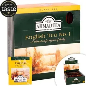 Juodoji arbata AHMAD Alu ENGLISH TEA N1, 100 x 2 g arbatos pakelių