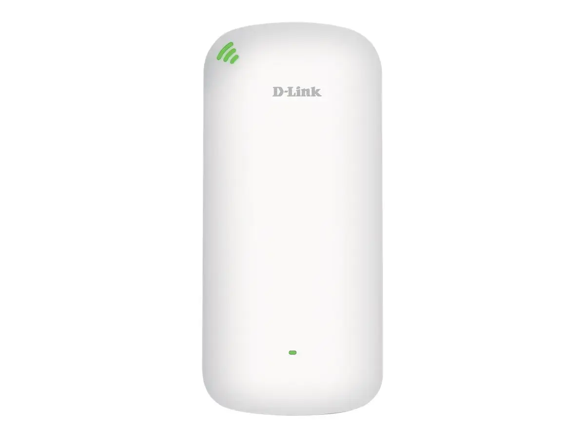 D-Link DAP-X1860 AX1800 Mesh Wi-Fi 6 diapazono ilgintuvas DAP-X1860, tinklo kartotuvas, 185 m, 100,1000 Mbit/s, vidinis, "Wi-Fi 4" (802.11n), "Wi-Fi 5" (802.11ac), "Wi-Fi 6E" (802.11ax), 1200 Mbit/s