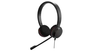 JABRA EVOLVE 20 UC Stereo USB ausinė Triukšmą slopinanti USB jungtis su nutildymo mygtuku ir garsum…