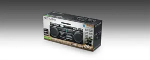 "Muse M-380 GB Ghetto Blasters", juodos spalvos