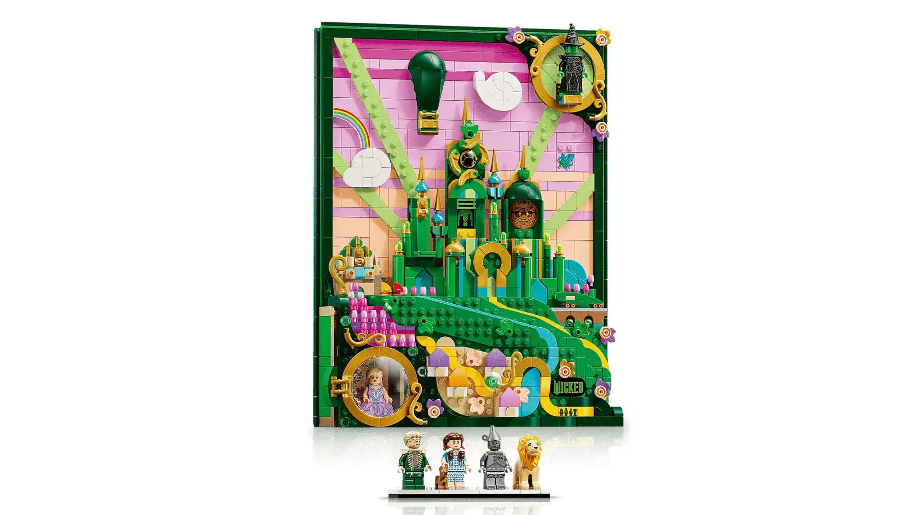 LEGO WICKED 75685 Emerald City Wall Art