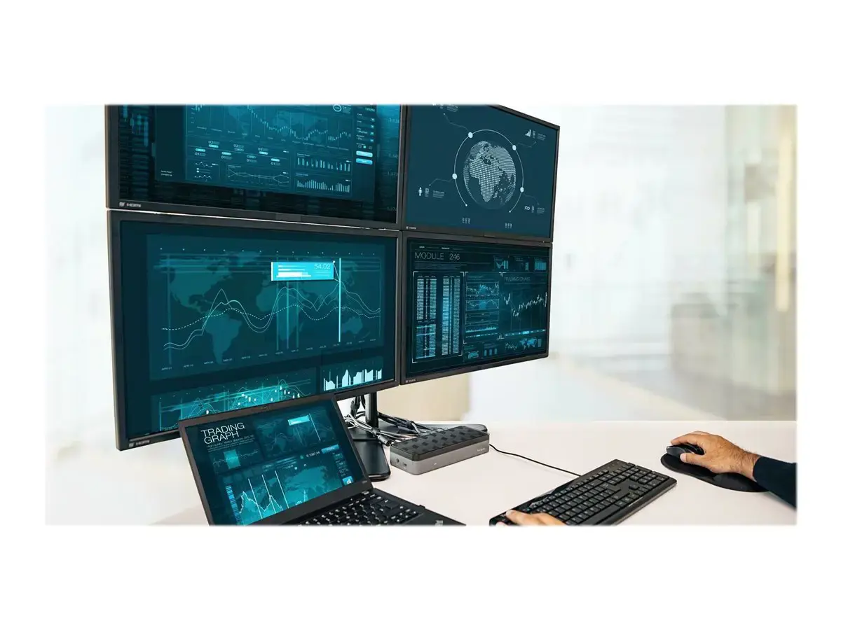 Targus DOCK570EUZ, laidinis, juodas, Windows 10, Windows 7, Windows 8.1, Mac OS X 10.10 Yosemite, Mac OS X 10.11 El Capitan, Mac OS X 10.12 Sierra, 85 mm, 260 mm