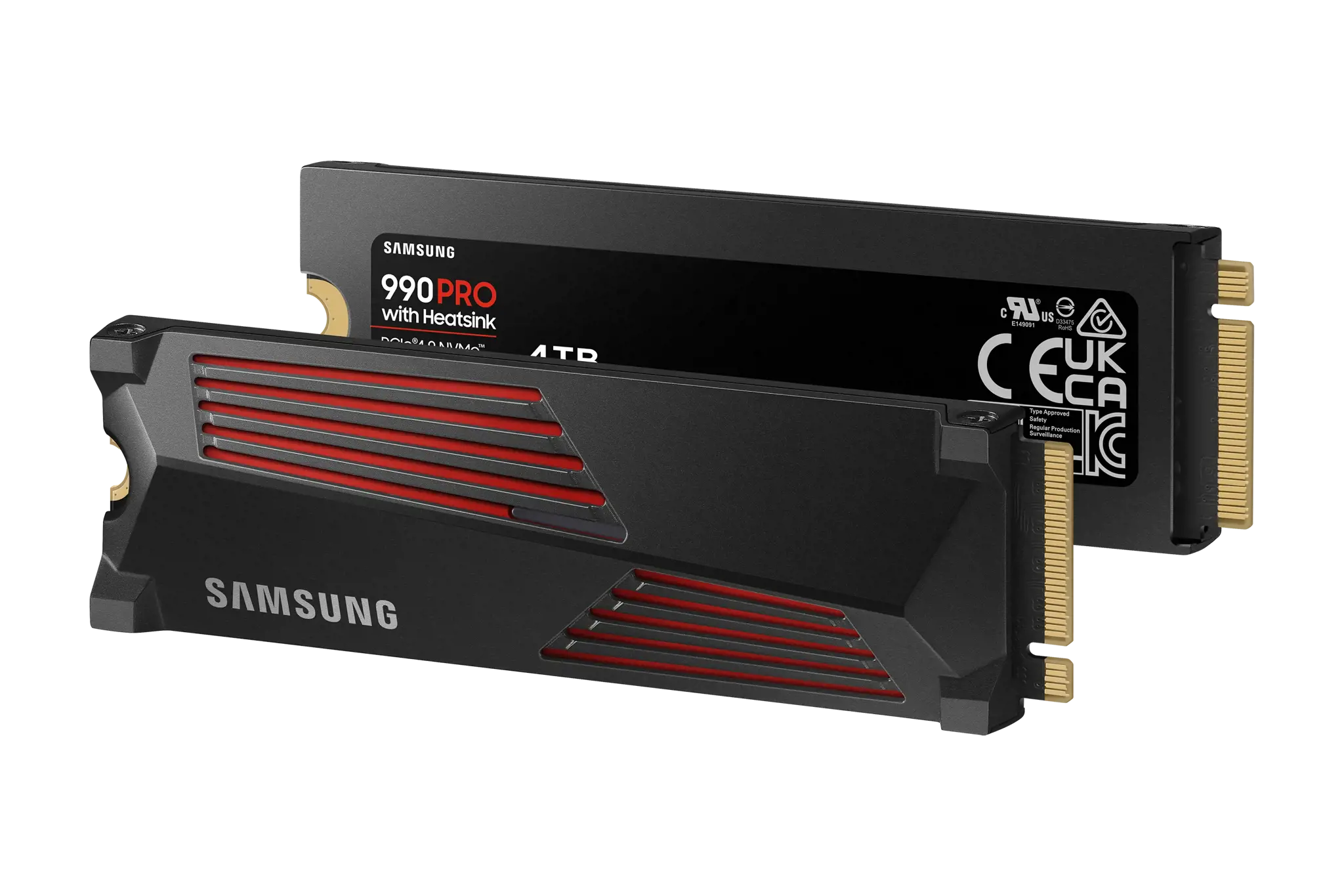 SSD diskas Samsung 990 PRO with Heatsink 4 TB, M.2, PCI Express 4.0