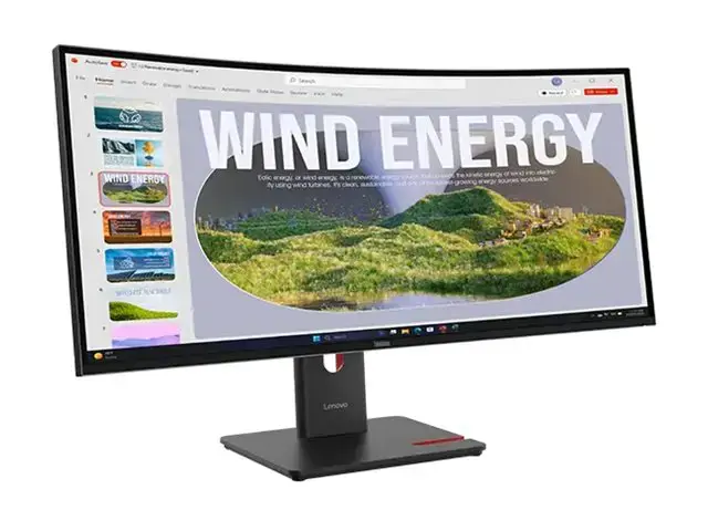 LENOVO 34" T34WD-40 CURVED WQHD 21:9 120HZ HDMI/DP/USB-C(96W)/RJ45