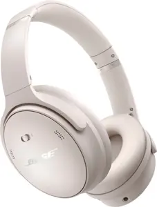"Bose" belaidės ausinės "QuietComfort", baltos spalvos