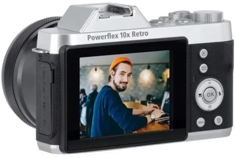 Rollei Powerflex 10x Retro, black/silver