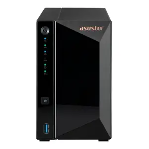 Asustor DRIVESTOR 2 Pro Gen2 AS3302T v2 NAS Realtek RTD1619B 2 GB DDR4 ADM Black