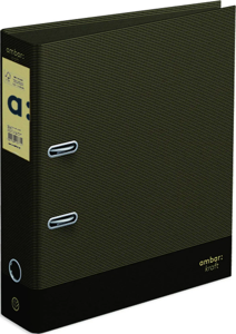 A4 Lever Arch File Ambar Kraft Grey