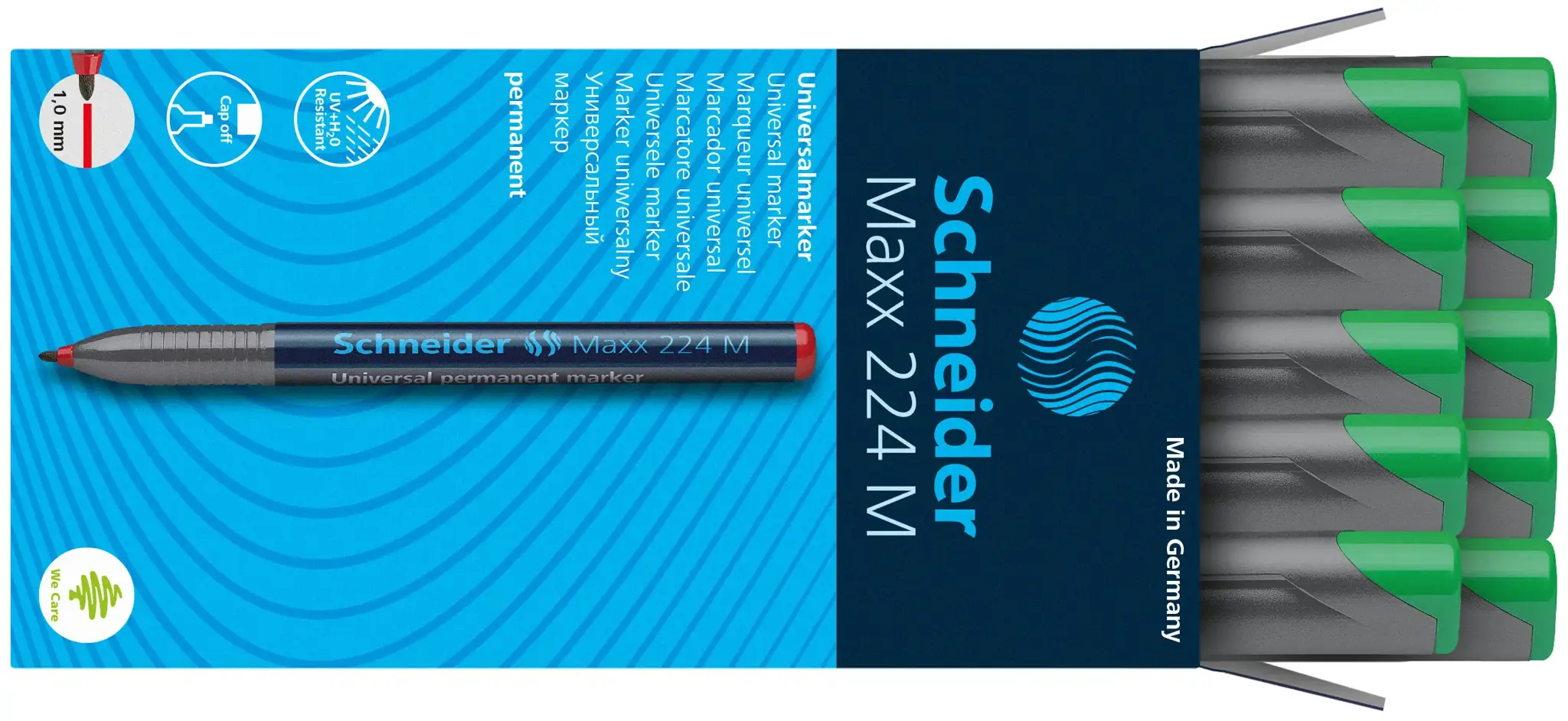 Permanentinis žymeklis SCHNEIDER OHP MAXX 220S, žalia