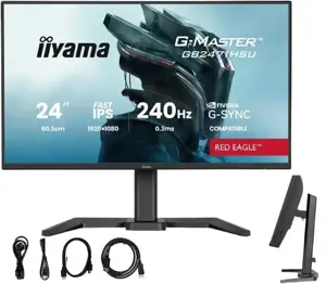 iiyama G-MASTER GB2471HSU-B1 computer monitor 60.5 cm (23.8") 1920 x 1080 pixels Full HD Black