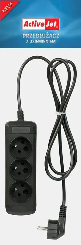 Activejet 3GNU - 3M - C maitinimo juosta su laidu