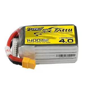 "Tattu R-Line 4.0" 1400mAh 22,2V 130C 6S1P XT60 akumuliatorius