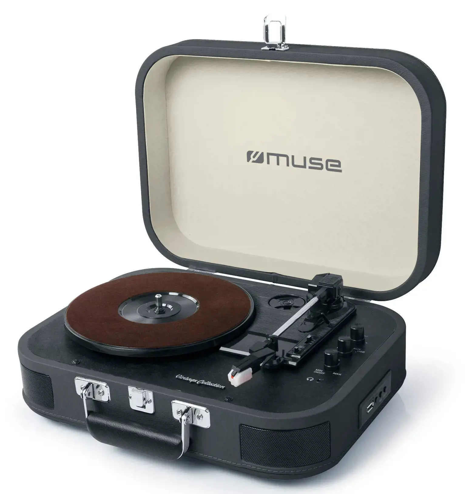 "Muse MT112W" garso patefonas Audio patefonas su diržine pavara Ruda / 4500184