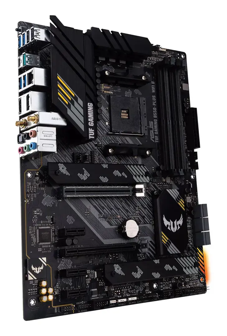 ASUS TUF GAMING B550-PLUS WIFI II, AMD, "Socket AM4", 3 kartos "AMD Ryzen 5", 3 kartos "AMD Ryzen™ 7", 3 kartos "AMD Ryzen™ 9", DDR4-SDRAM, 128 GB, DIMM